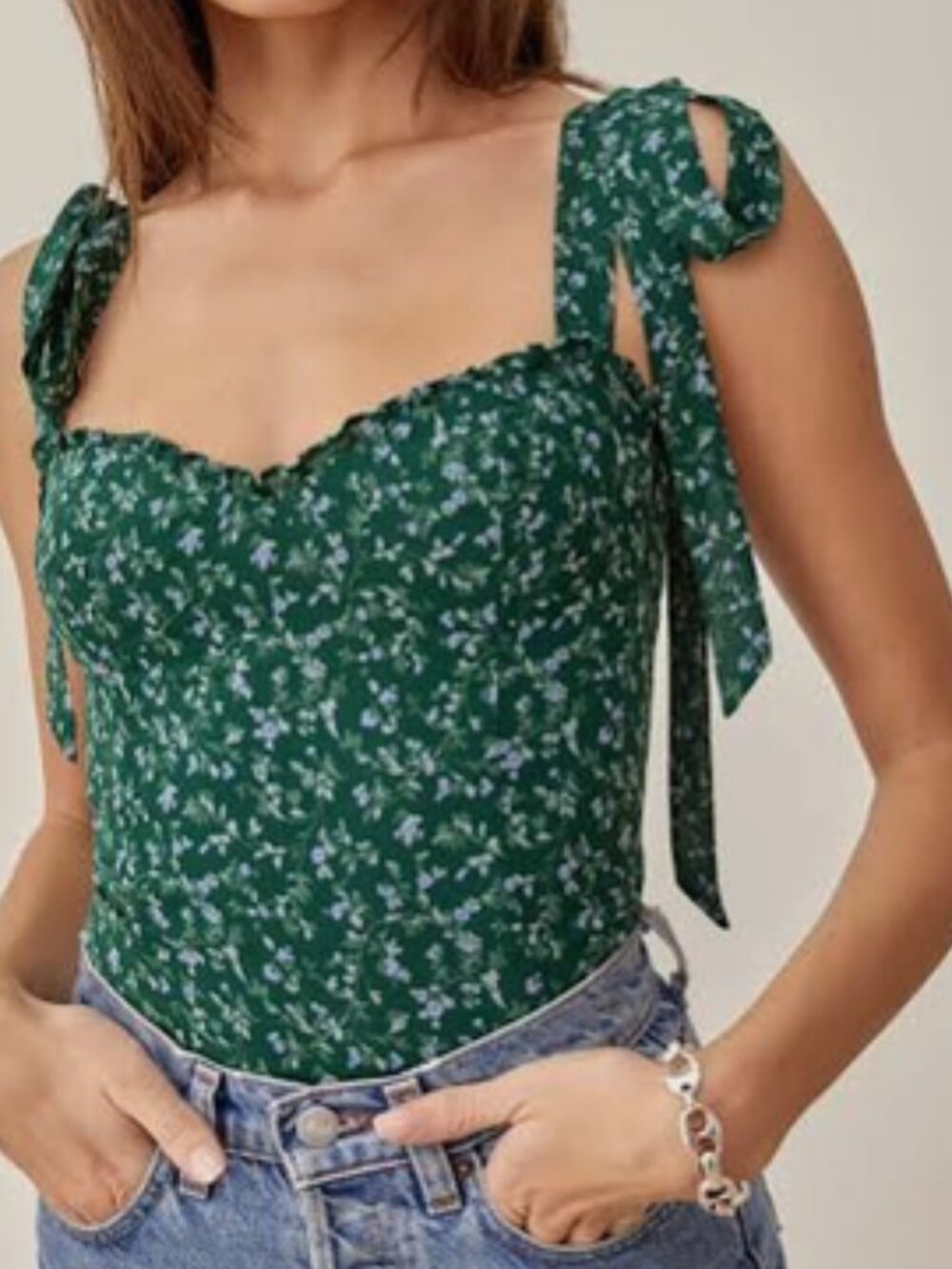 Reformation Blanca Top in Rosemarie